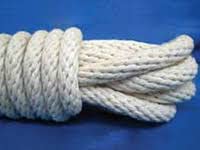 GREAT WHITE Sash Cord #8 100ft. Hank Natural White, 1/4" x 100', Made in USA, Cotton, Tie Down, Camping, Rigging, Crafts, Theatre, Window Replacement, Entertainment Grade, Rope,DIY & Home Improvement