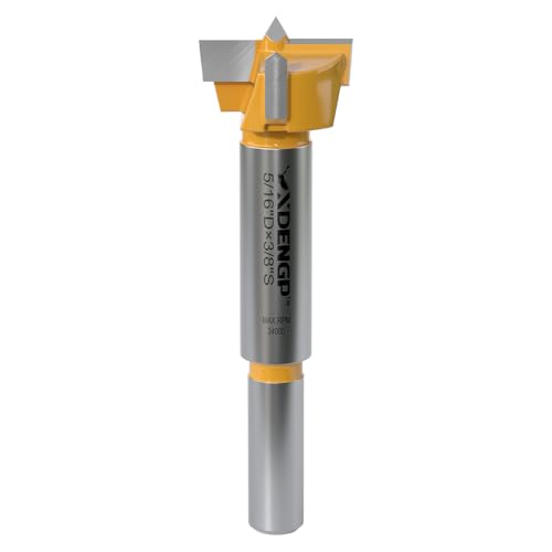 Forstner Bit 3/8 inch Shank, 15/16 inch Cutting Diameter, Forstner Drill Bit for Woodworking, Drilling Hole Saw Set, Auger Opener, Hole Opener Hinge Hole Cutter for Plastic, Plywood Products - size: 15/16"Diameter,3/8"Shank