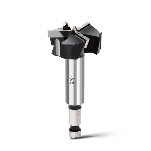 1-5/8" Forstner Drill Bit with 3/8" Quick Change Hex Shank - size: 1-5/8" | 41.2mm