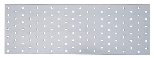 ALBERTS, Sendzimir-galvanised, 400 x 120 mm 353469 Perforated Plate - size: 400 x 120 mm