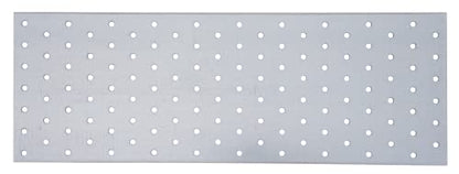 ALBERTS, Sendzimir-galvanised, 400 x 120 mm 353469 Perforated Plate - size: 400 x 120 mm