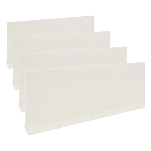 M-D Building Products 93229 4 in. x 20 ft. Almond Self-Stick Vinyl Wall Base (Pack of 4) - size: 20 ft (Pack of 4)