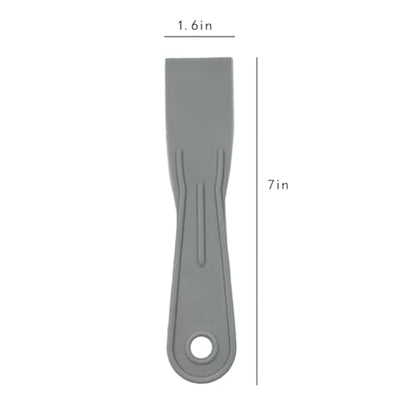 5 Pack Flexible Paint Scraper - Spackle Tool Set, Plastic Putty Knife Scraper, Spreader for Walls & Ceilings
