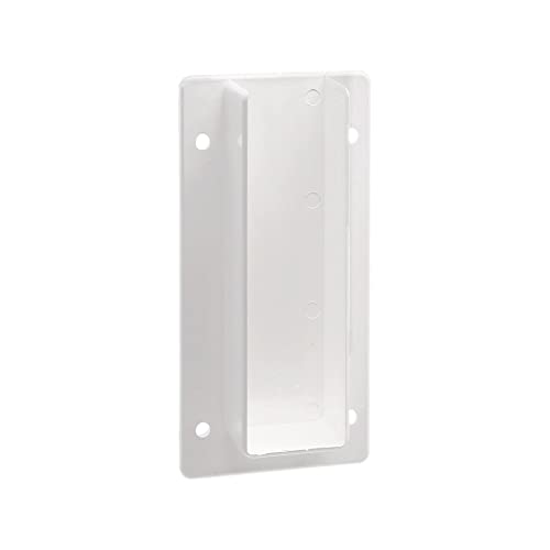 1 1/2" x 5 1/2" External Vinyl Fence Rail Bracket | White | Pack of 4
