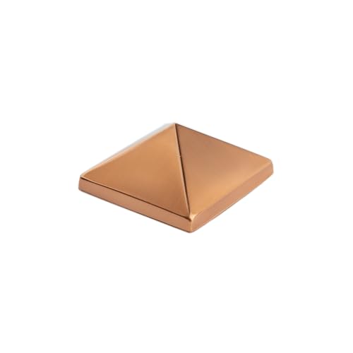 4 in. x 4 in. Polished Copper Post Point Cap (48-Pack)