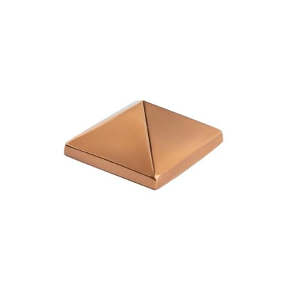 4 in. x 4 in. Polished Copper Post Point Cap (48-Pack)