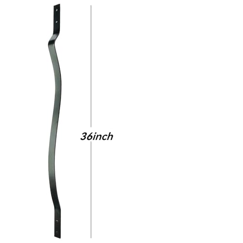 HZIU 61 Pack 36" Deck Balusters with Screws ，Iron Deck Railing - size: 36 Inch