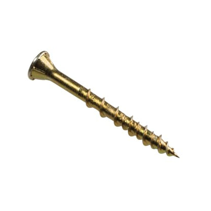 Simpson Strong-Tie WSV134S Strong-Drive WSV Subfloor Screw (Collated) - #9 x 1-3/4 in. 6-Lobe T-25 Drive Bit, Rimmede Flat Head with Nibs, Yellow-Zinc Coated (2000-Qty)
