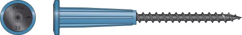 Simpson Strong-Tie SDPW14312MB Strong-Drive SDPW Deflector Screw — 0.140 in. x 3-1/2 in. T25, 6-Lobe, E-Coat (500-Qty)