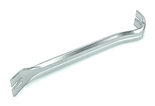 CCA Jimmy bar Tack lifter Pry bar tool for lifting gripper rods and floor trims. Mini crow bar claw tool, double ended nail remover