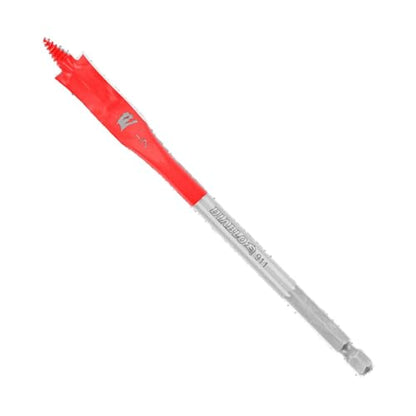 Diablo Spade Bit for Wood - 1/2" Diameter, 6" Length, 1/4" Hex Shank - size: 1/2" × 6"