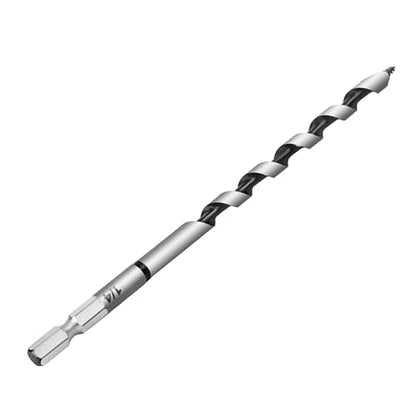 1/4 Inch x 6 Inch Long Ship Auger Drill Bit Set for Wood - size: 1/4"x6"