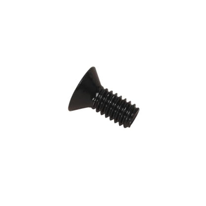 100 Pack 12-24 x 1/2" Black Flat Head Machine Screws, Full Thread - color: Black