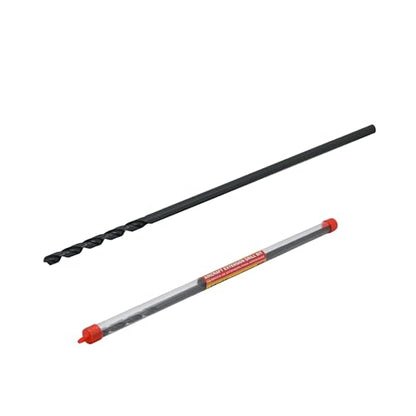 5/16 Inch x 8 Inch Drill Bit – Long Drill Bit, Industrial Black Oxide Coating – Cobalt Aircraft Extension Drill Bits for Steel, Hard Metal, Cast Iron, Wood, Plastic - style: 5/16 x 8 Inch