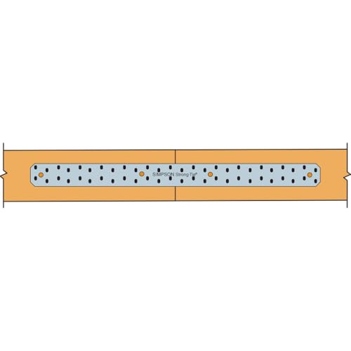 Simpson Strong-Tie MSTC40 MSTC 40-1/4 in. 16-Gauge Galvanized Medium Strap (Pack of 10)