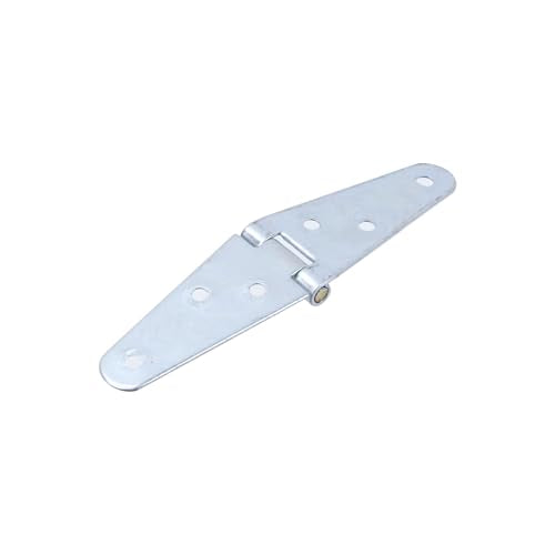 Geesatis 2" Strap Hinges Heavy Duty Gate Hinges,Iron,12Pcs Silver - color: Silver, size: 2inch(12Pcs)
