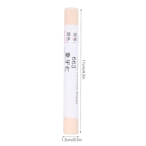 Furniture Paint Repair Crayon, Wood Scratch Patch Pen with Wax, 2pcs Set for Home Office