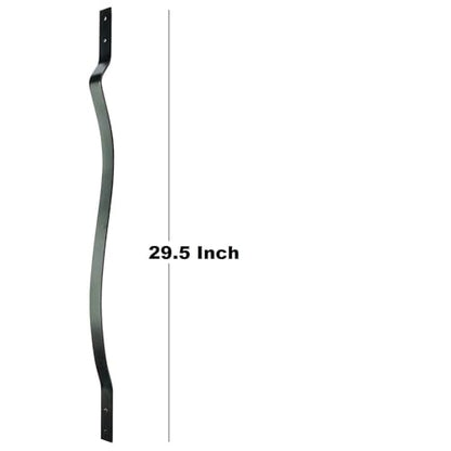 HZIU 61 Pack 29.5" Deck Balusters with Screws ，Iron Deck Railing - size: 29.5 Inch