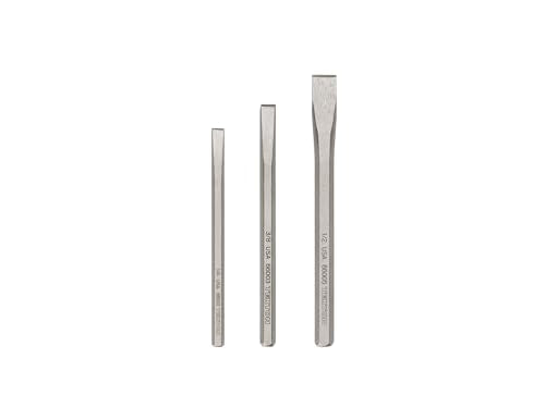 TEKTON Cold Chisel Set, 3-Piece | PNC91002 - size: 3-Piece (1/4, 3/8, 1/2 in.), style: Cold Chisel