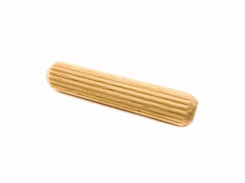 Tolux Wooden Dowel Pins 10 × 50 mm (3/8" × 1.97"), Pack of 250 - size: Dowel 10x50cm, 3/8"x1.97in (250 pcs)