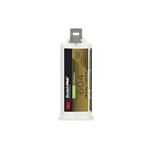 3M Scotch-Weld Urethane Adhesive, DP604NS, Black, 48.5 mL Duo-Pak, 1 Each