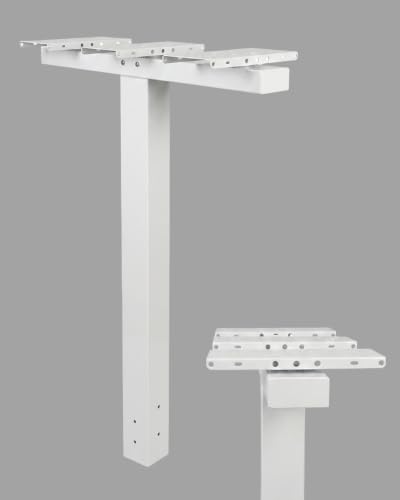Ilyapa Triple Mailbox Post for Outside - 43x4x4 Post Cover - White - color: White Triple