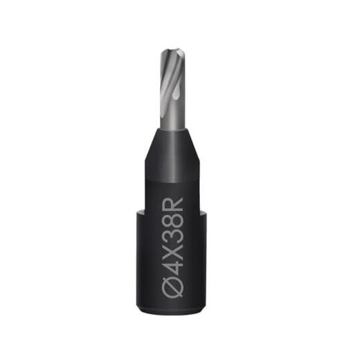 4mm Carbide Bit for DF500 Domino Joiner, Spiral Flute Cutter, 1 Pack - size: 4mm