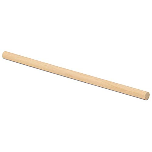 Dowel Rods Wood Sticks Wooden Dowel Rods - 1/4 x 6 Inch Unfinished Hardwood Sticks - for Crafts and DIYers - 100 Pieces by Woodpeckers - size: 1/4" x 6" Dowels