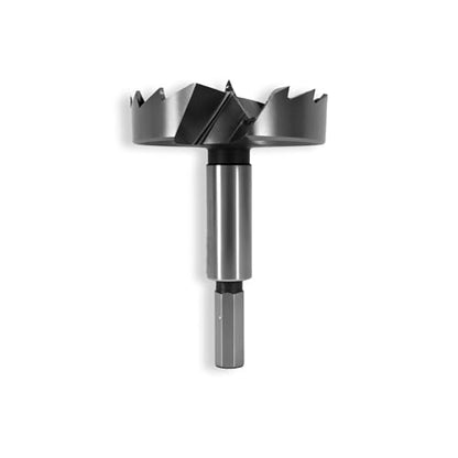 CATITO 2-9/16" (65mm) Forstner Drill Bit for Woodworking - HEX Shank, 2-1/2 Inch Forstner Bit, Wood Drill Bits for Holes, Hinge Cutter for Hard Wood, Plastic, Plywood - size: 2-9/16"(65mm)