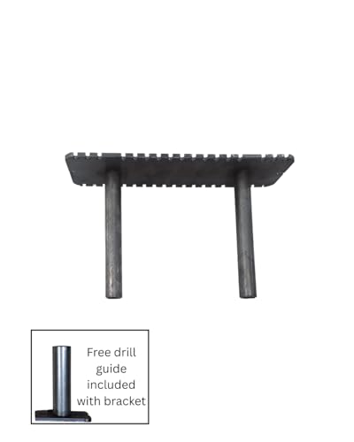 Floating Mantel Bracket-Sheppard Brackets-Sheppard System-Heavy Duty Floating Mantel Bracket (4 in. rods, 10 in. Backplate) - size: 10 in. backplate without tooling, style: 4 in. rods