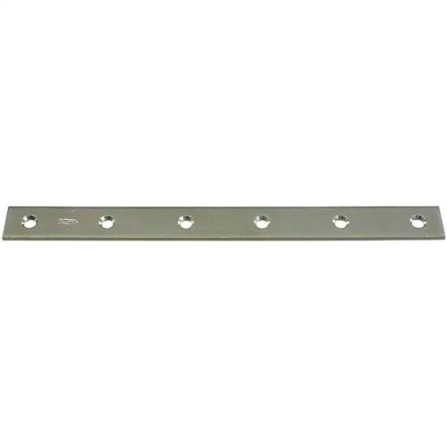 STANLEY 220335 12" X 1-3/32" Zinc Plated Mending Plates Without Screws