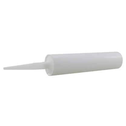 2PCS 300ml Plastic Sealed Empty Adhesive Tube White Caulking Tube Sealant Applicator Tube for Standard Caulking Gun Crack Repair Tiles Leak Sealing