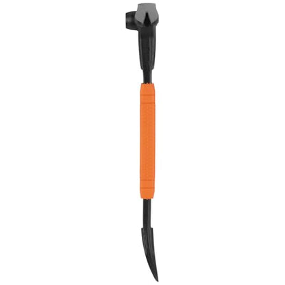Klein Tools 66091 Nail Puller with Integrated Dimpler, Heavy-Duty Carbon Steel Cats Paw Pry Bar, 8-Inch - size: 8-Inch