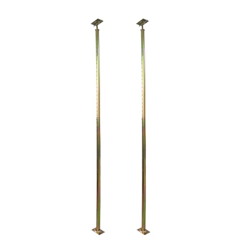 2 Pack 59" - 100" Adjustable House Floor Screw Jack Post for Leveling - size: 59-100 inch