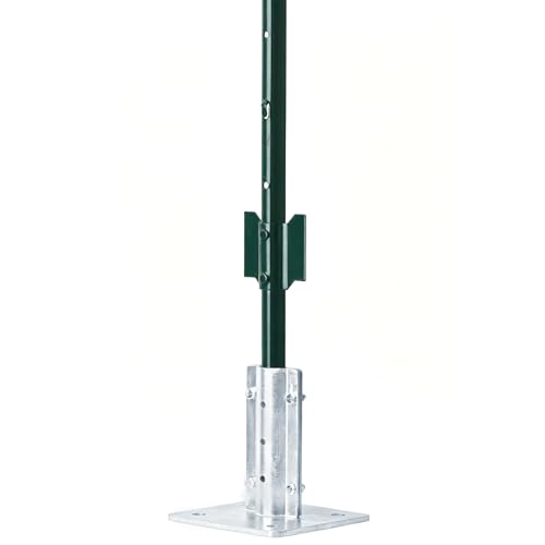 2 Pack Fence U Post Base for 1.2" U Post,Heavy Duty