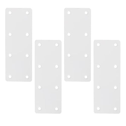 4 Pack Flat Straight Brace Brackets, Stainless Steel Shelf Bracket