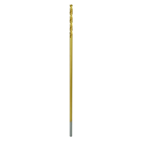 Greycore Tools 1/4 Inch x 12 Inch Cobalt Aircraft Extension Bit – M35 Cobalt Drill Bit, Industrial Titanium Coating – Drill Bits for Steel, Hard Metal, Cast Iron, Wood, Plastic (1/4" x 12") - size: 1/4" x 12", style: 12" Length