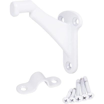 Heavy-Duty Handrail Bracket, White - color: White