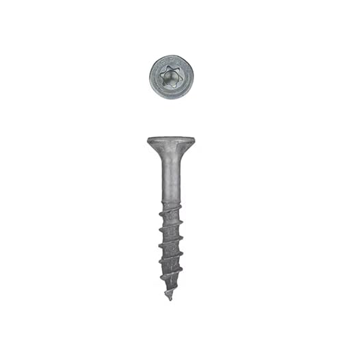 SPAX #14 x 1-1/2" Exterior Flat Head Deck Wood Screws Construction Torx T-Star Plus (1500 EA) Bulk Pail Includes 2 Bits Rust Resistant - size: #14 x 1-1/2"