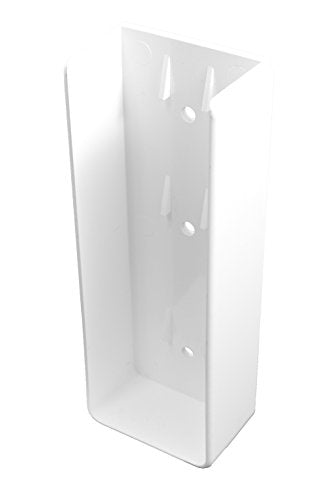 Weatherables Vinyl Fence U-Mount Bracket – U Brackets for Mounting on Vinyl Fencing, Made for 2in x 6in Inch Rail - size: 2 Inch X 6 Inch