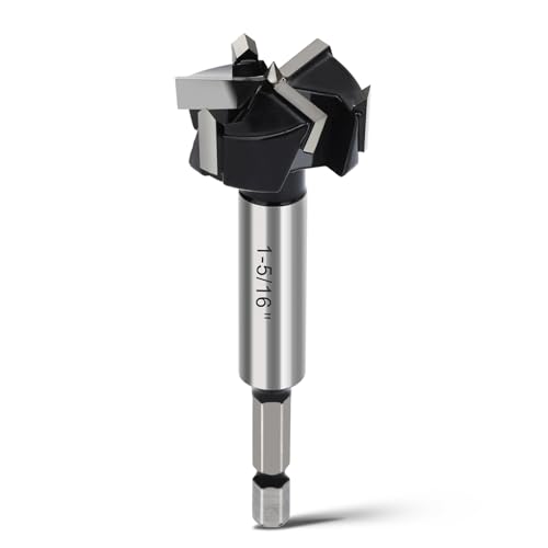 1-5/16" Forstner Drill Bit with 1/4" Quick Change Hex Shank - size: 1-5/16" | 33.5mm