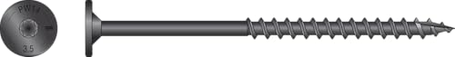 Simpson Strong-Tie SDPW14312MB Strong-Drive SDPW Deflector Screw — 0.140 in. x 3-1/2 in. T25, 6-Lobe, E-Coat (500-Qty)