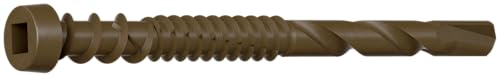 Simpson Strong-Tie DCSD238SBR01 - #10 x 2-3/8" Composite-to-Steel Deck Screw Brown 1000ct
