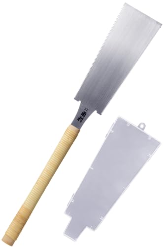 KAKURI Japanese Pull Saw for Woodworking 9.5", Double-Edged Ryoba Saw - size: 9-1/2"