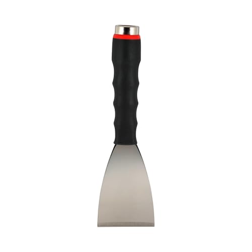 Red Devil 3015 3-Inch Straight Blade Pole Scraper with Threaded Handle, High Carbon Steel Blade for Surface Preparation, Paint Removal, and Hard-to-Reach Scraping - size: 3 Inch Straight