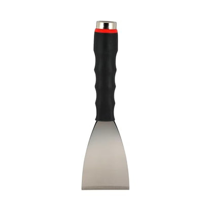 Red Devil 3015 3-Inch Straight Blade Pole Scraper with Threaded Handle, High Carbon Steel Blade for Surface Preparation, Paint Removal, and Hard-to-Reach Scraping - size: 3 Inch Straight