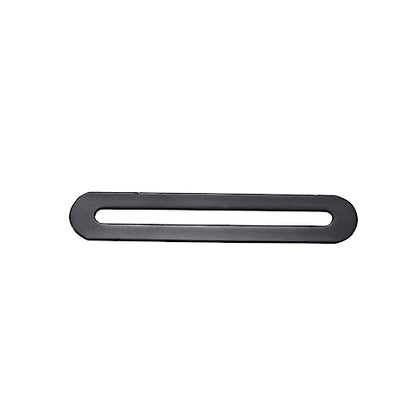 Xiaoyztan 4.3 Inch Stainless Flat Brace Adjustable Support 6 Pcs - color: Black, size: Medium