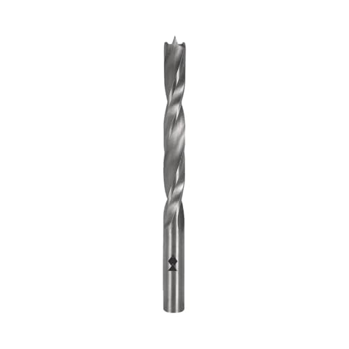 Fisch HSS Double Flute Brad Point Ground Wood Drill Bits, 6mm, Wood Drill Bit, Precision Drilling for Woodworking, Compatible with Standard Drills, DIY & Professional - size: 6mm x 95mm
