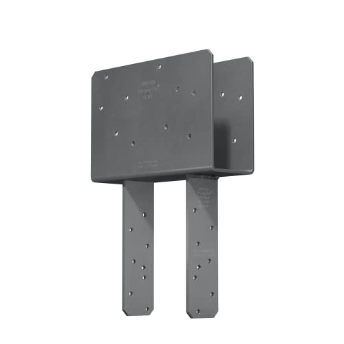 Simpson Strong-Tie CCQ66SDS2.5-R CCQ Quick-Install Column Cap - for 6X Beam & 6X Post, Increased Uplift Loads, Diamond Holes to Provide Temporary Fastening, Includes Strong-Drive SDS Screws
