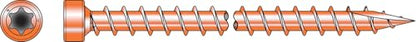 Simpson Strong-Tie SDWC15600-KT Strong-Drive SDWC Truss Screw - 6" Interior Wood Screws, Clear Zinc with Orange Topcoat, (Truss Kit Includes 50 Screws, 1 Bit, 1 Guide)
